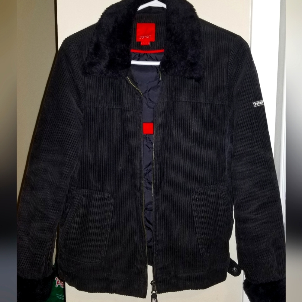 Black Suede Esprit Jacket